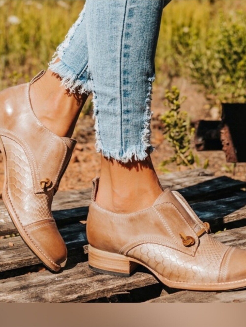 Freebird by Steven Mabel Leather Oxfords / Ankle Booties, Sz 9